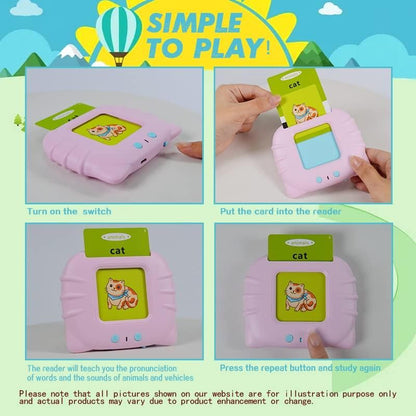 KiddiesCart™ Interactive Talking Flash Cards – Fun Early Learning Toy for Kids