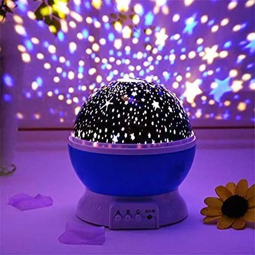 Star Master Rotating 360 Degree Moon Night Light Lamp Projector with Colors
