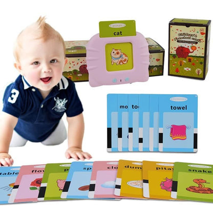 KiddiesCart™ Interactive Talking Flash Cards – Fun Early Learning Toy for Kids